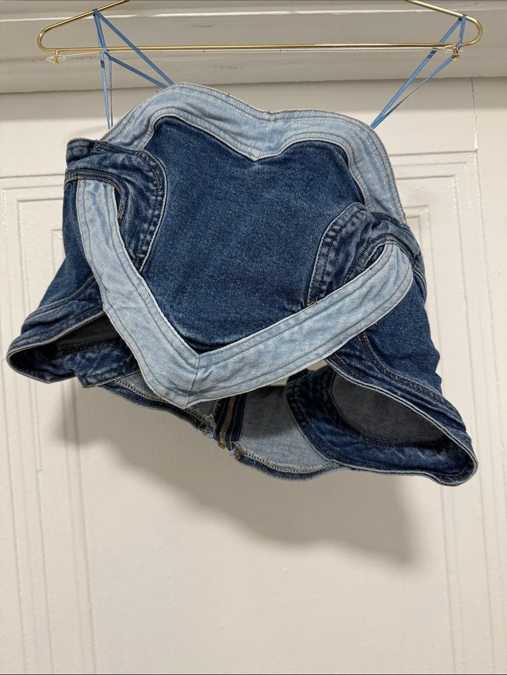 So much love denim short set.
